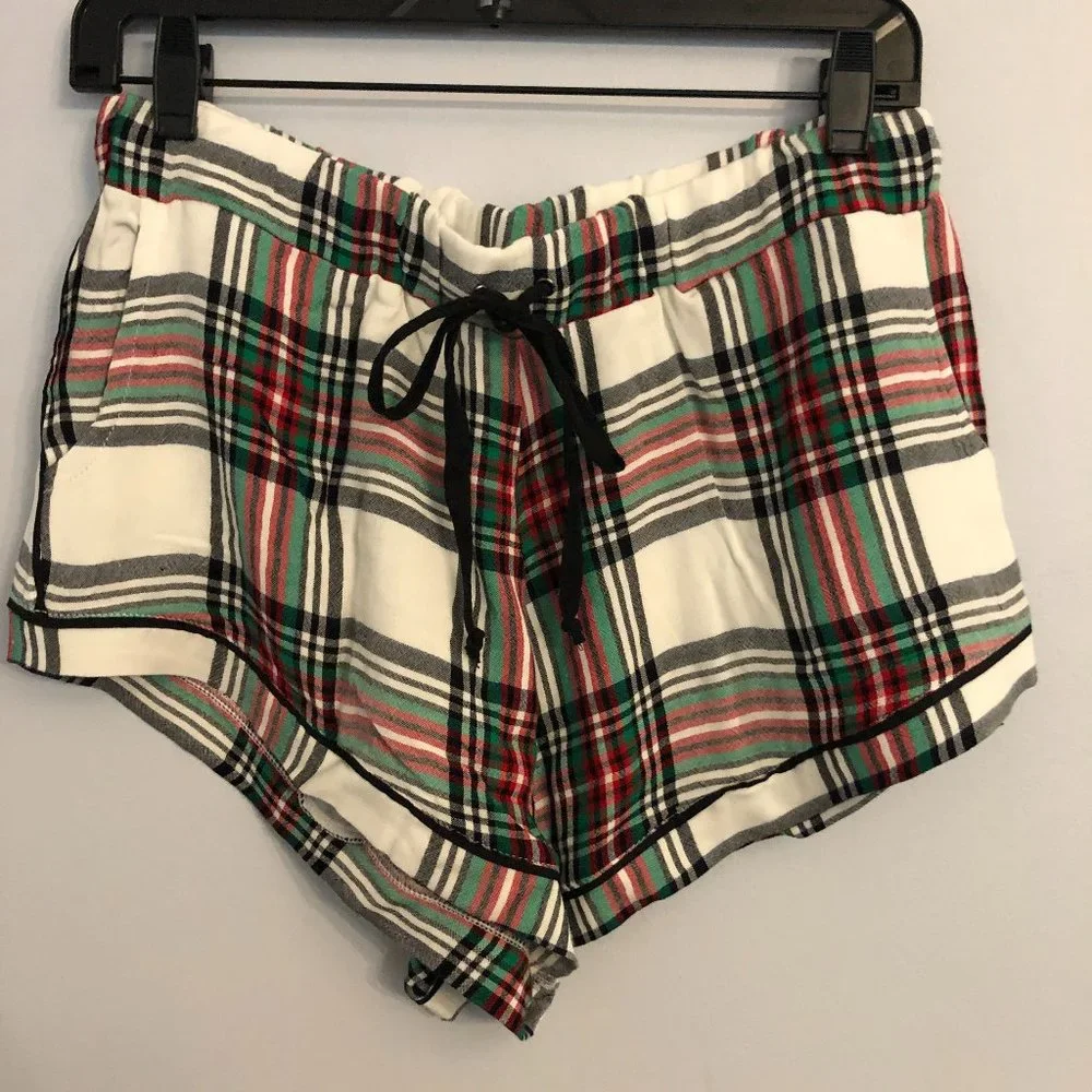 Plush Ultra Soft Plaid Woven Pajama Set